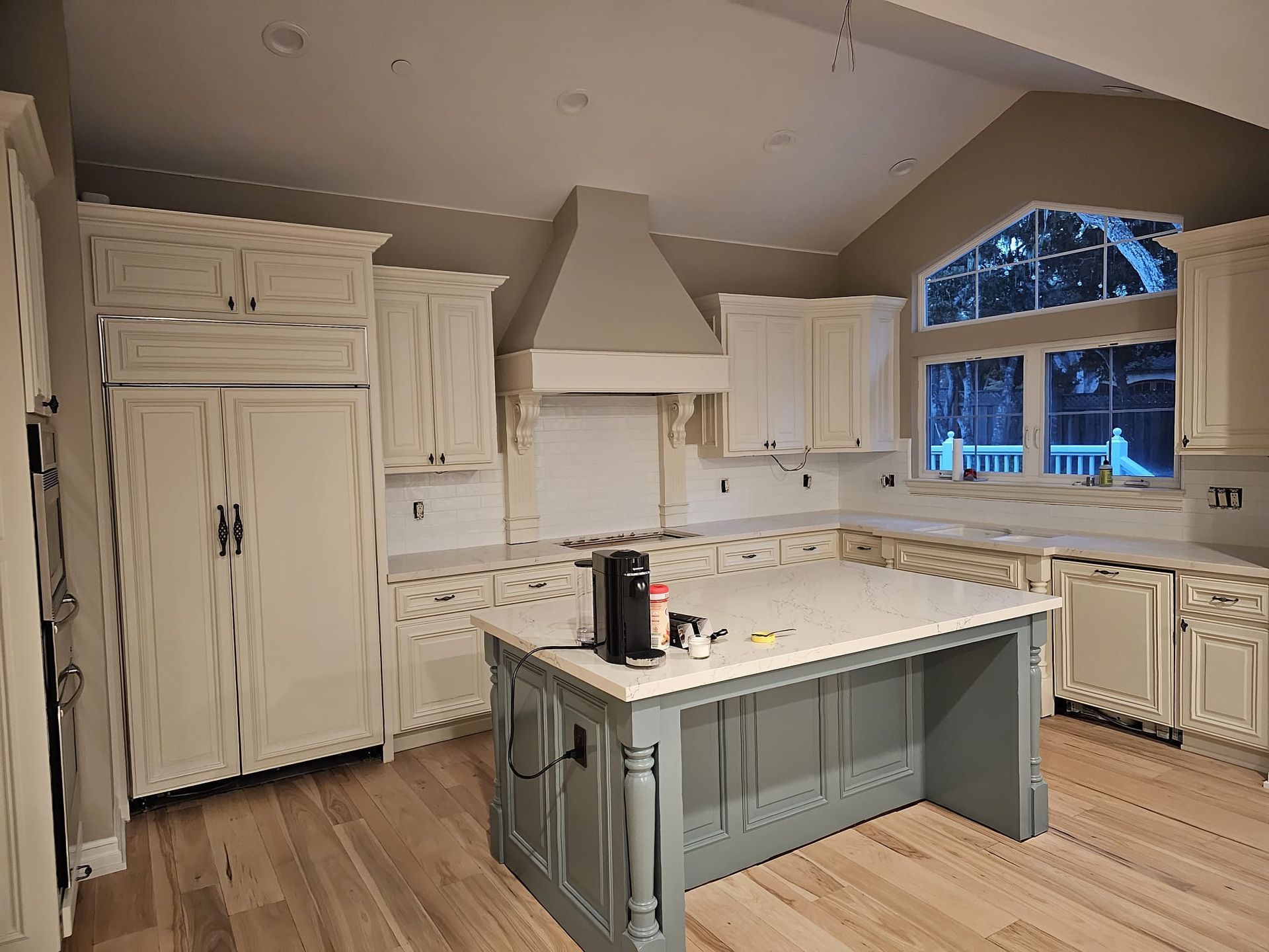 Cabinet finish detail