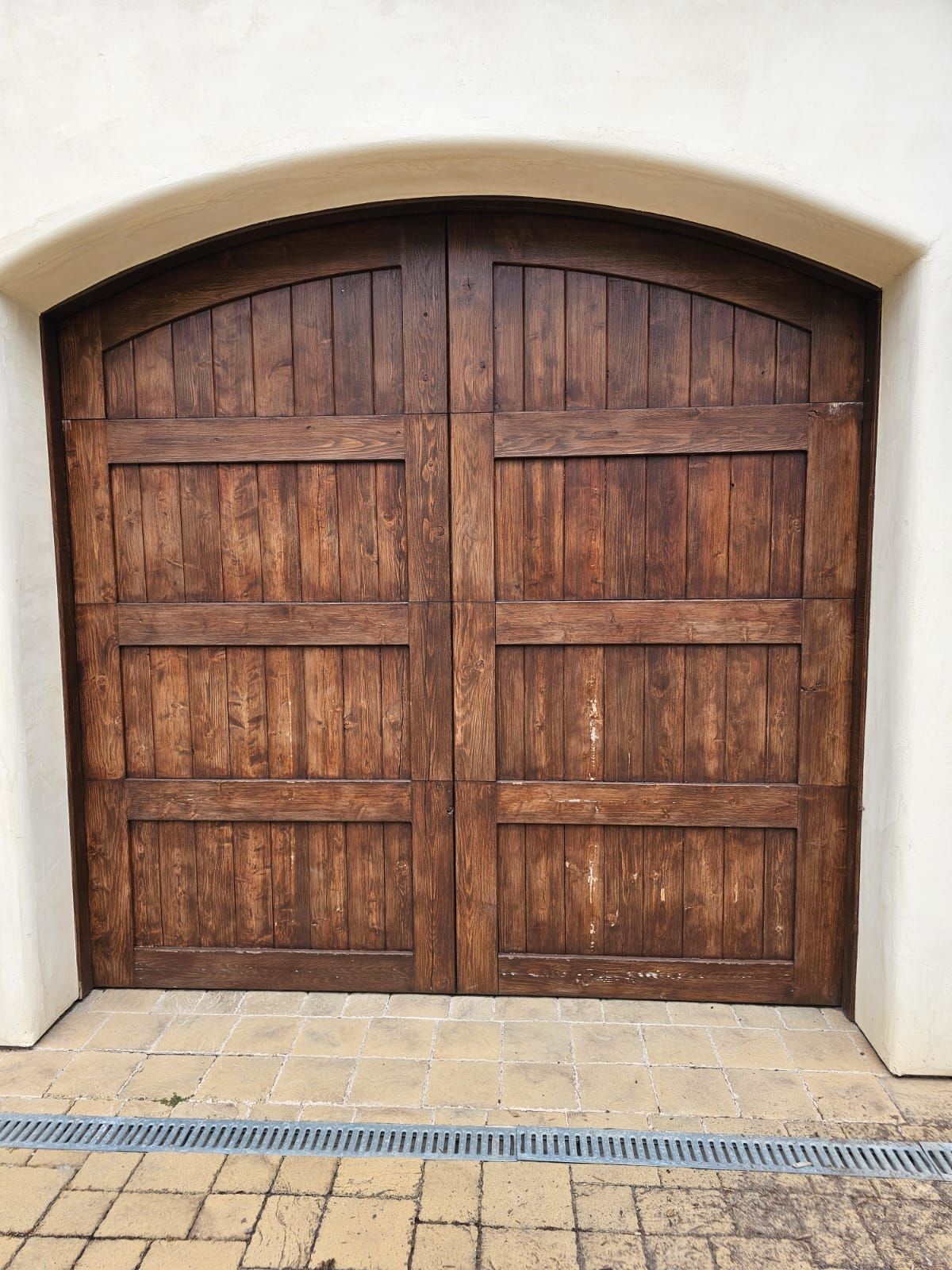 Refinished entry door