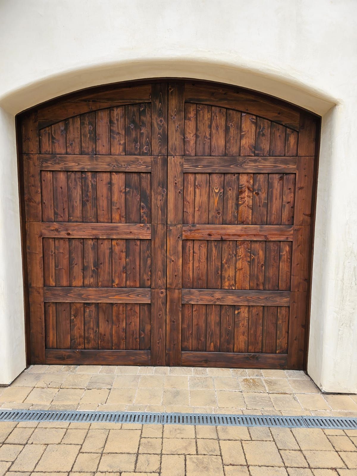 Painted door detail