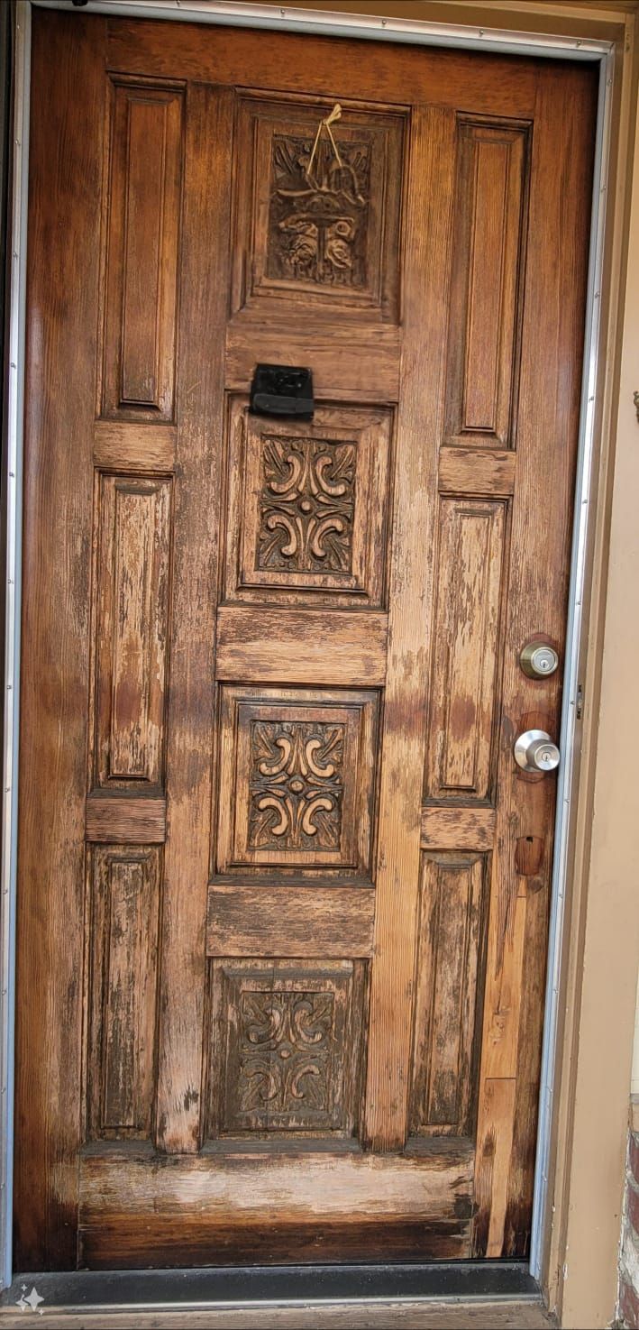 Door finish detail